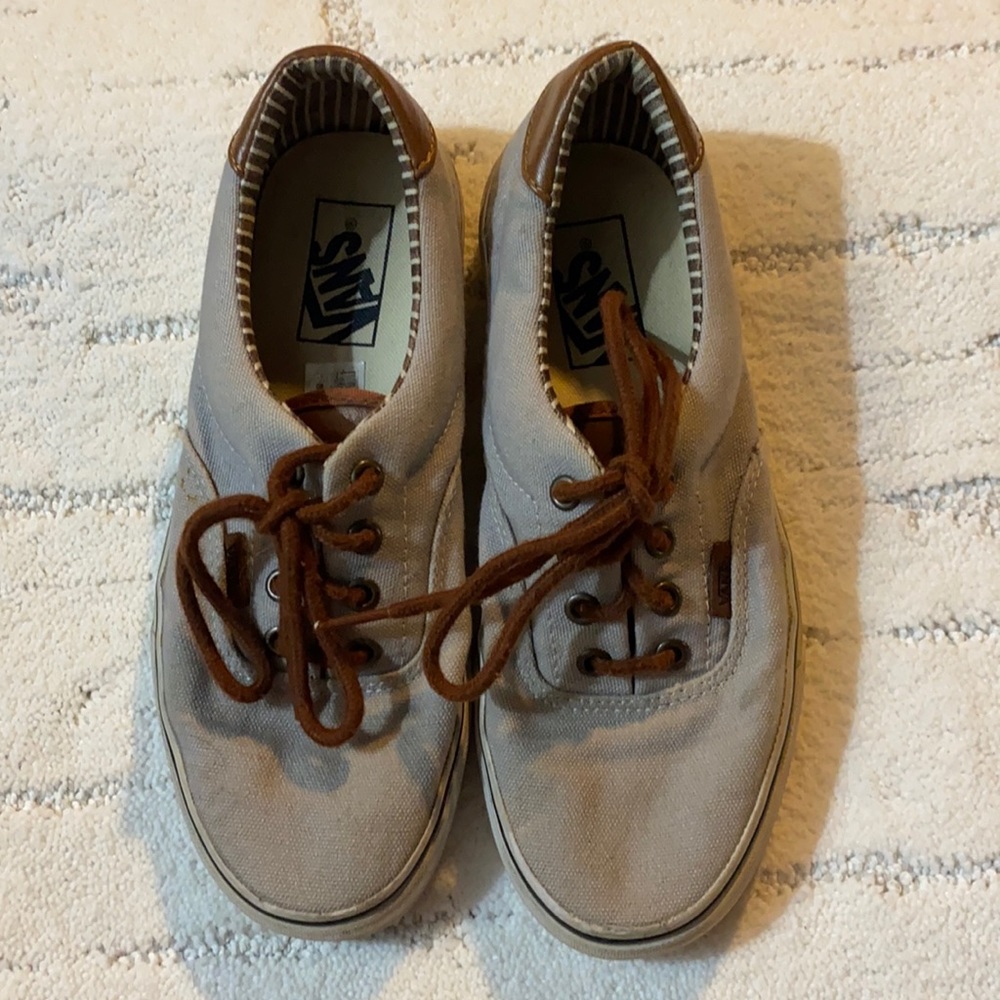 Vans-Grey & Leather
